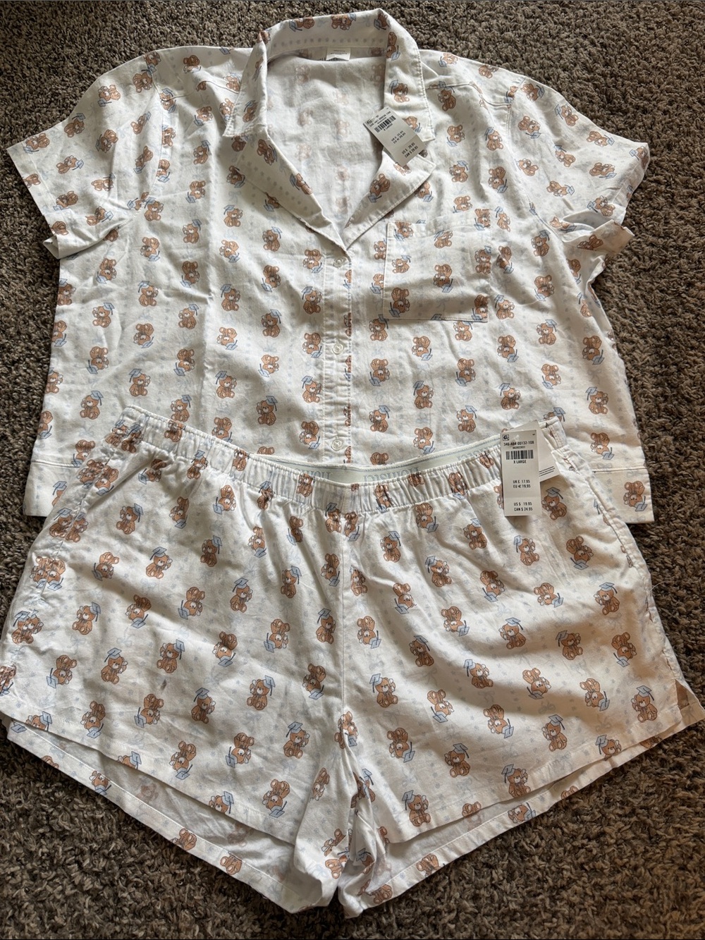 Hollister Graduation Bear Pajama set - New